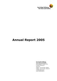 Annual report-2005 - Karl Kübel Stiftung