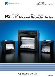 Microjet Recorder Series - Fuji Electric America