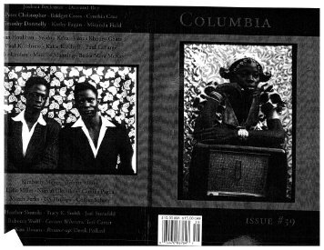 10.00 USA $15.00 CAN o 74470 86764 - Columbia: A Journal of ...