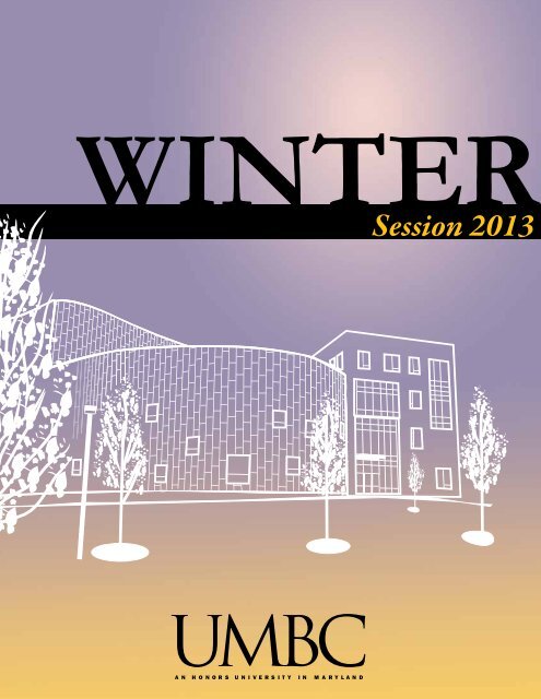 winter catalog - UMBC