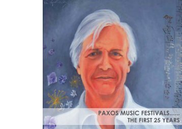 2011 Anniversary Brochure - Paxos Festival Trust