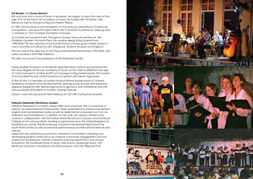 2011 Anniversary Brochure - Paxos Festival Trust