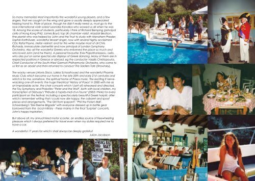 2011 Anniversary Brochure - Paxos Festival Trust