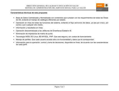 Sistema de Administración del Servicio Social para la Salud Manual ...