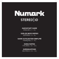 STEREO iO Quickstart Guide - v1.2 - Numark