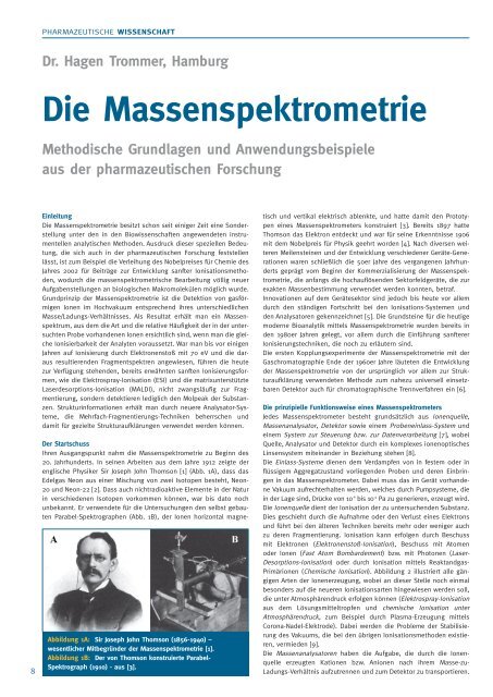 Fortbildung-2010-07-08-Massenspektrometrie - Gebr. Storck Verlag