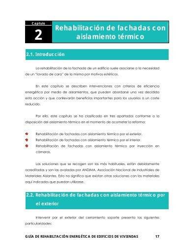 Aislamiento de fachadas 3d termico