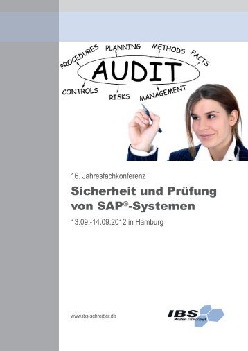 Sicherheit und Prüfung von SAP®-Systemen - IBS Schreiber GmbH