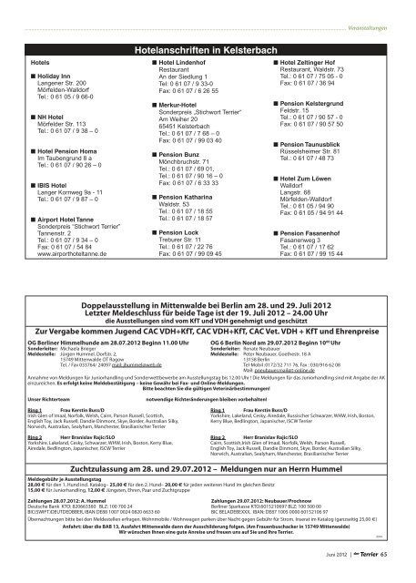 klicken zum Aufruf der PDF-Datei - Klub für Terrier e.V.