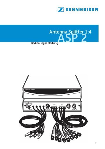 Antenna Splitter 1:4 ASP 2 - Sennheiser