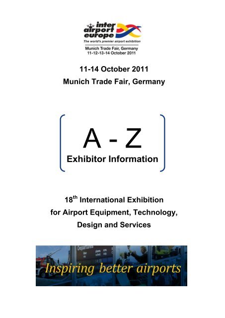 Exhibitor Information - Meplan GmbH