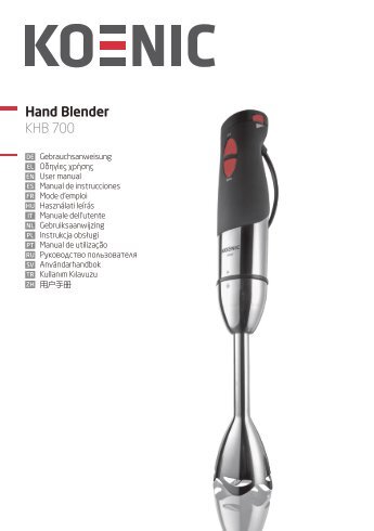 Hand Blender KHB 700 - KOENIC