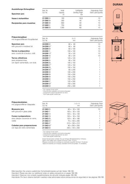 Laborglaskatalog / Laboratory glassware Catalogue ... - FGG