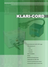KLARI-CORD Flyer DE