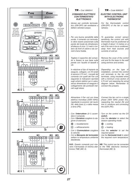 VC – HC – CD - Johnson Controls