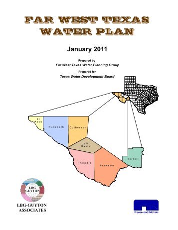 FAR WEST TEXAS WATER PLAN - Texas Water Development Board