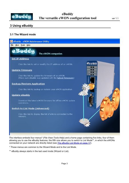 eBuddy Manual - eWON Support