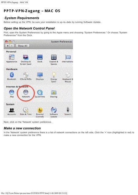 how to get pptp on mac