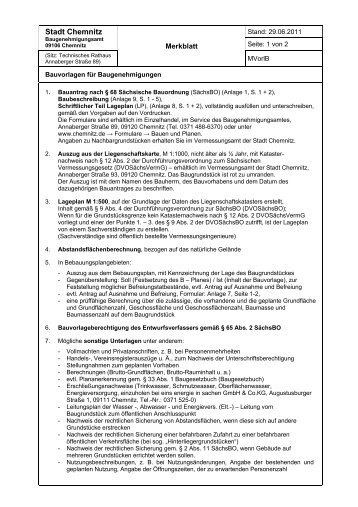 Merkblatt (56.5 KB) - Dienstleistungsportal der Stadt Chemnitz