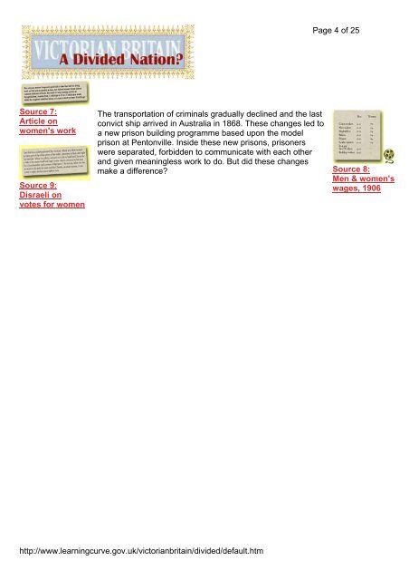 http://www.learningcurve.gov.uk/victorianbritain/divided/default.htm ...