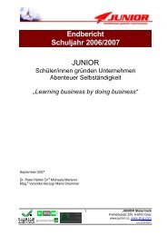 Jahresbericht JUNIOR Steiermark 2007.pdf - Junior.cc
