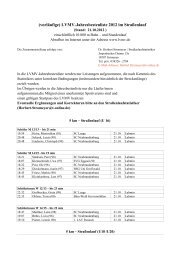(vorläufige) LVMV-Jahresbestenliste 2012 im ... - Lauftreff Schwerin