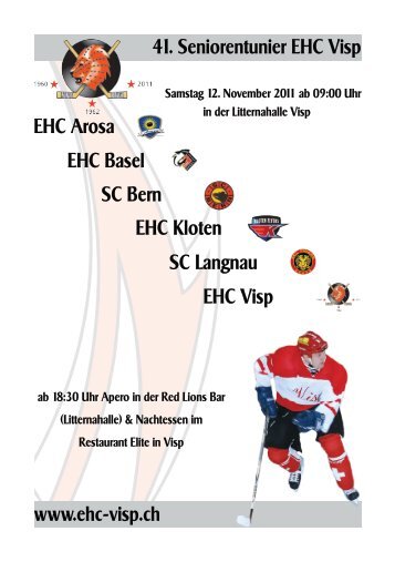 SC Bern EHC Kloten - EHC Visp