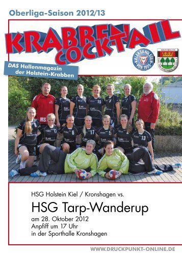 Ausgabe 4 - HSG Tarp/Wanderup - HSG Holstein Kiel/Kronshagen
