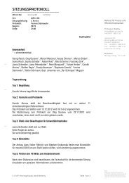 Protokoll 10. Januar 2013 - Christian-Albrechts-Universität zu Kiel