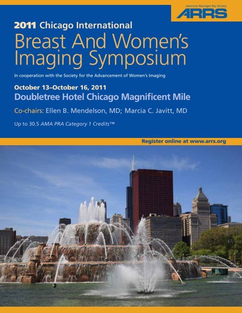 Breast And Women's Imaging Symposium - American Roentgen Ray ...