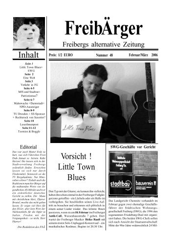 Inhalt Vorsicht ! Little Town Blues - FreibÄrger