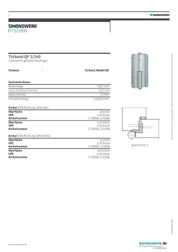 Technische Zeichnung - Klaus Baubeschläge GmbH