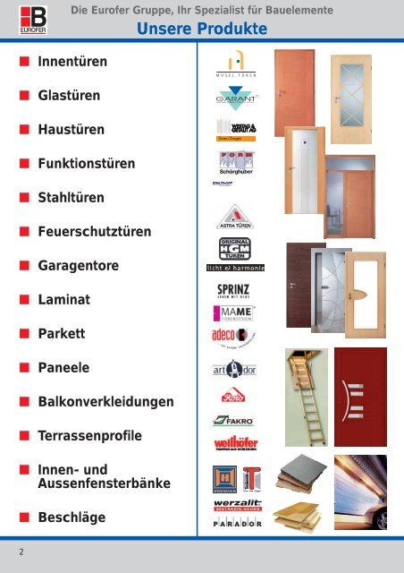 Bauelemente Kundenservice - Hilger-interfer SA