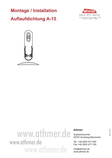 www.athmer.de Athmer