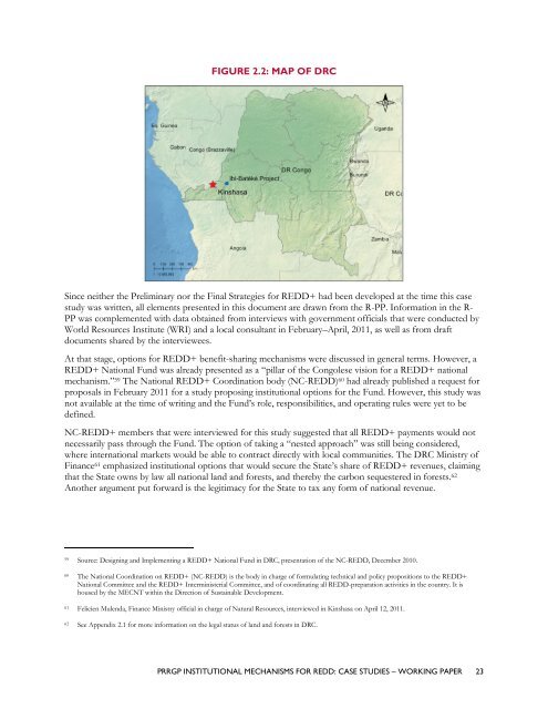 Institutional Mechanisms for REDD+ - Case Studies Working Paper