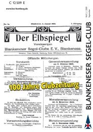 Ausgabe 03/2009 - Blankeneser Segel-Club eV