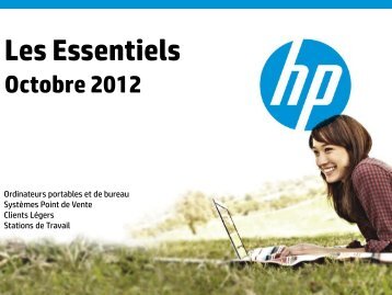 Les Essentiels Octobre 2012 - Hewlett-Packard France - HP