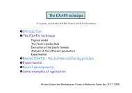 Introduction to EXAFS spectroscopy