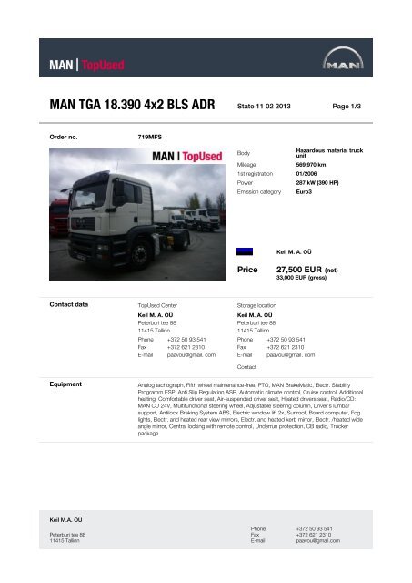 MAN TGA 18.390 4x2 BLS ADR State 14 12 2012 - MAN TopUsed