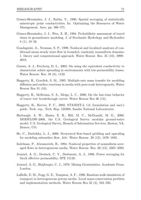 Upscaling and Inverse Modeling of Groundwater Flow and Mass ...