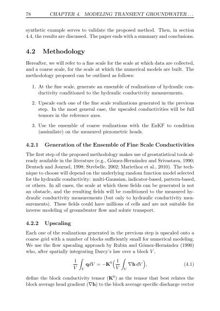 Upscaling and Inverse Modeling of Groundwater Flow and Mass ...