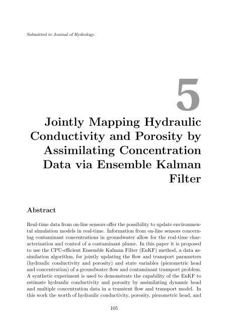 Upscaling and Inverse Modeling of Groundwater Flow and Mass ...