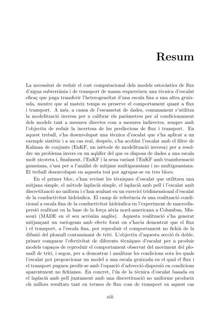 Upscaling and Inverse Modeling of Groundwater Flow and Mass ...