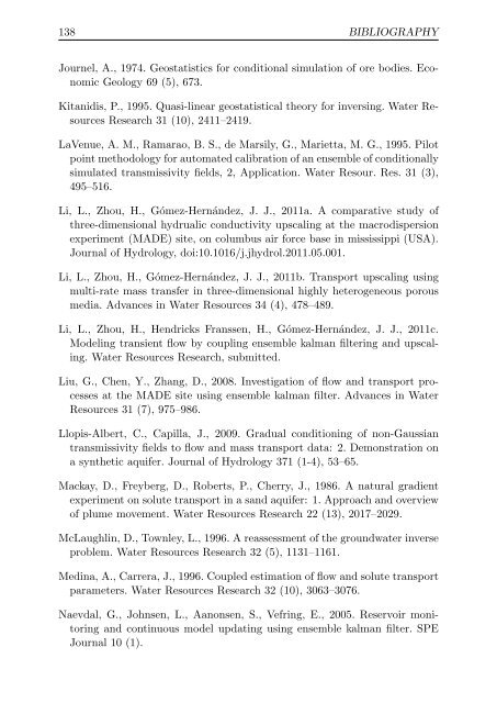 Upscaling and Inverse Modeling of Groundwater Flow and Mass ...