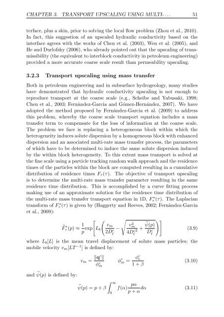 Upscaling and Inverse Modeling of Groundwater Flow and Mass ...