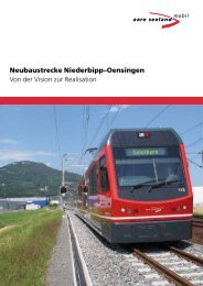 Neubaustrecke Niederbipp–Oensingen - Aare Seeland mobil AG