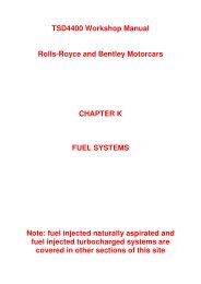 Fuel system - The Rolls-Royce and Bentley Technical Library