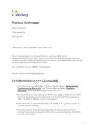 Kleeberg: Markus Wittmann