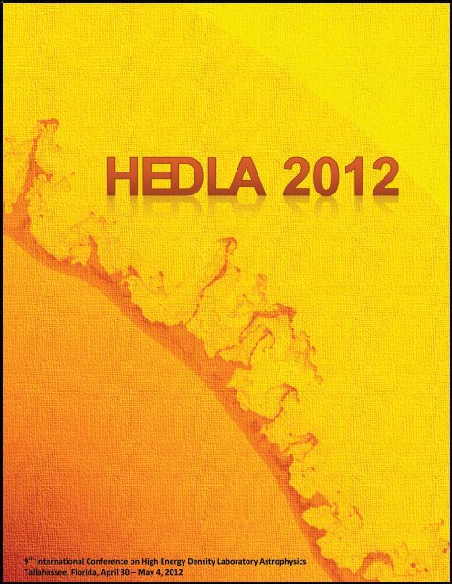 HEDLA2012 booklet - 9th International Conference on High Energy ...