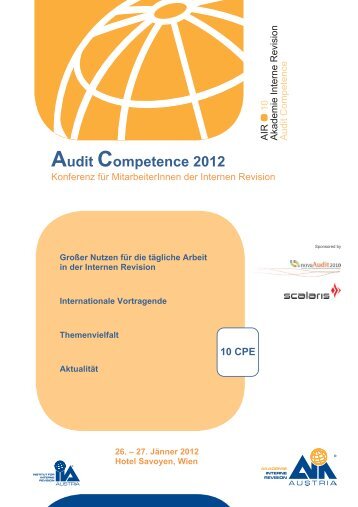 Audit Competence 2012 - Institut für Interne Revision Österreich